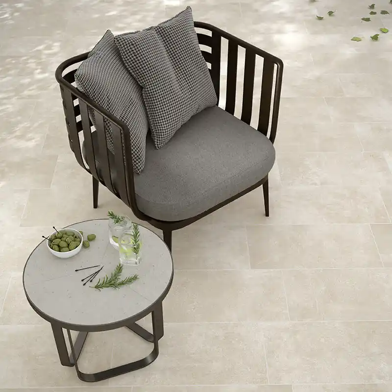 Roma Beige Antiscivolo R11 - Gres Effetto Cemento Per Esterni 30x60 Favoriet