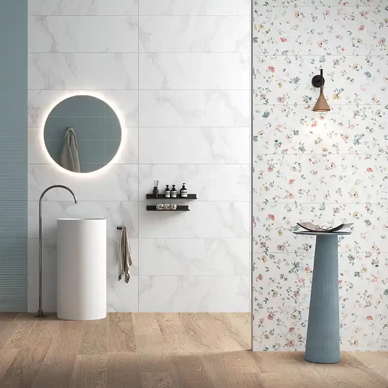 Beperkte Voorraad Select Millefiori - Rivestimento Decorato Floreale 33x100