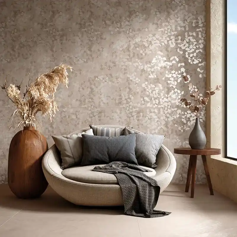 Clay Decoro Ginkgo - Gres Effetto Carta da Parati 60x120 Rettificato Koopje