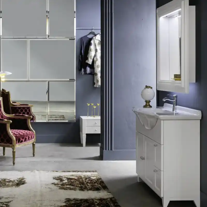 Ricordi - Mobile Bagno Classico a Terra con Lavabo Semincasso Superprijs