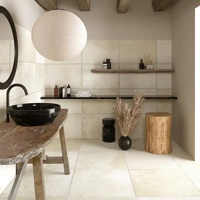 Trani Avorio - Gres Effetto Pietra Irregolare 60x60 Actieprijs
