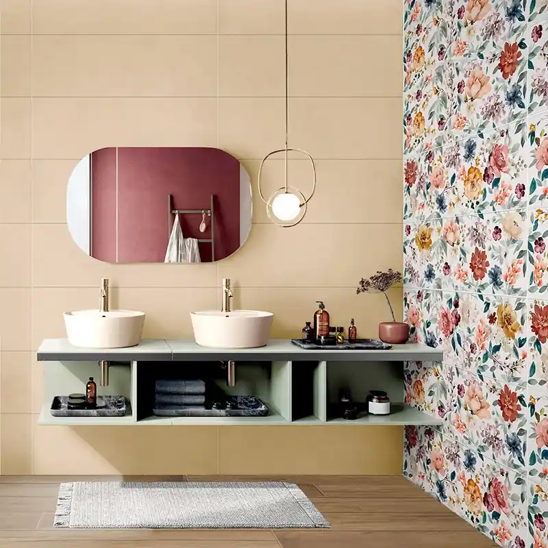 Medley Ivory - Rivestimento Effetto Tinta Unita Opaco 25x75 Actieprijs