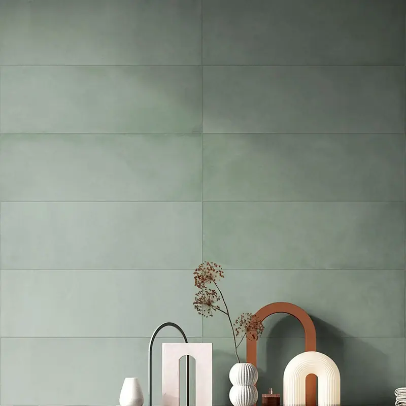 Blossom Menta - Rivestimento Effetto Resina Opaco 33x100 Exclusieve Aanbieding