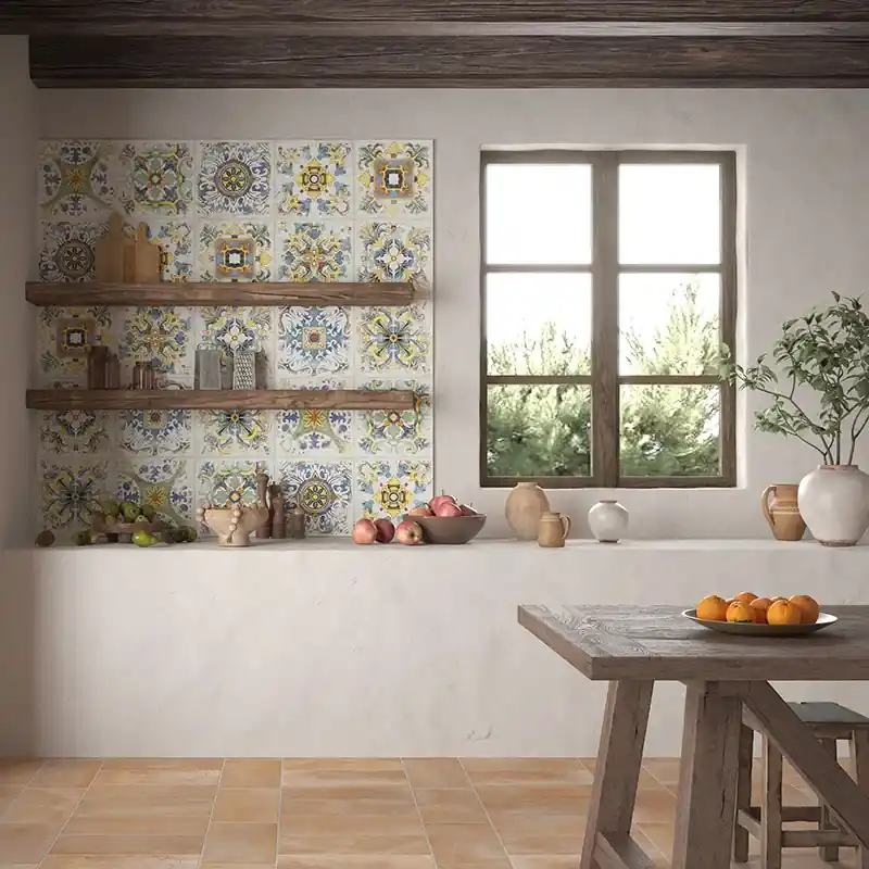 Cotti d‘Italia Decoro Vietri - Gres Effetto Cementine Anticate 34x34 Laatste Kans