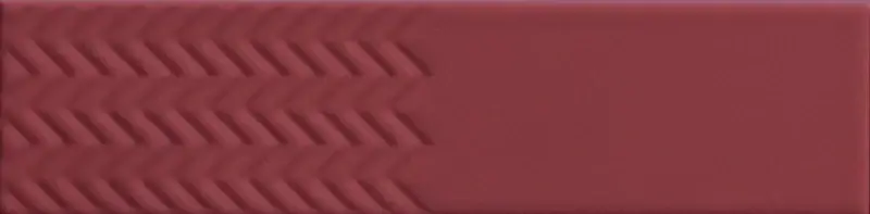 Biscuit Waves Bordeaux - Rivestimento Effetto Mattoncino Zigrinato 5x20 Koopje