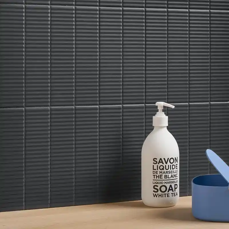 Tijdelijk Beschikbaar Biscuit Strip Notte - Rivestimento Effetto Mattoncino Rigato 5x20