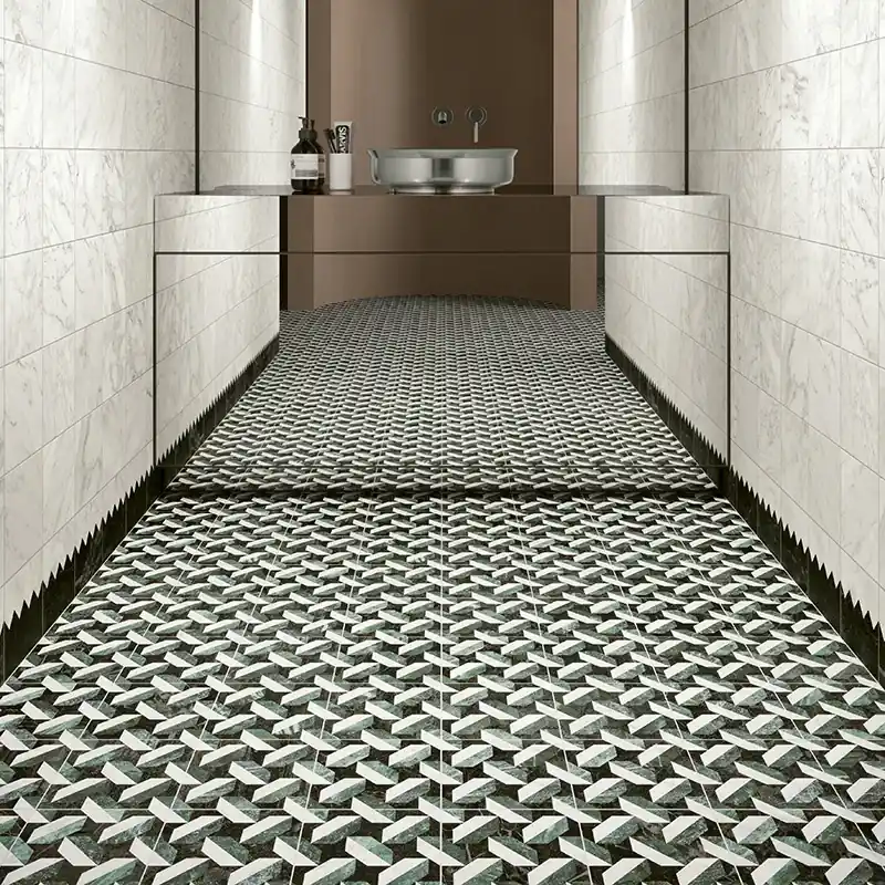 Dandy Chain - Gres Effetto Marmo Intarsiato 18x18 Goedkoop
