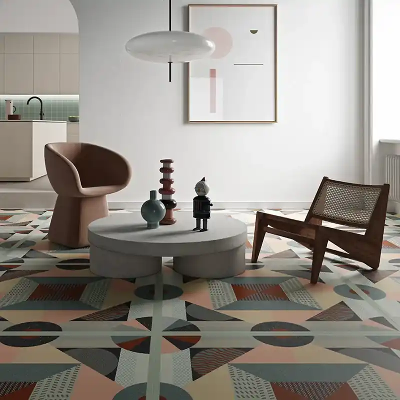One Decoro 08 - Gres Effetto Cementina Pop Art 120x120 Betaalbaar