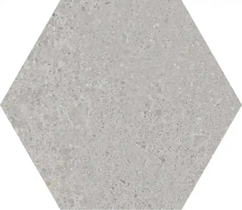 Direct Verzonden Otto Grigio Esagona Mix - Gres Esagonale Effetto Pietra 22x19
